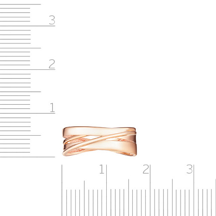 Кольцо из красного золота