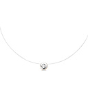 Колье из красного золота с бриллиантом