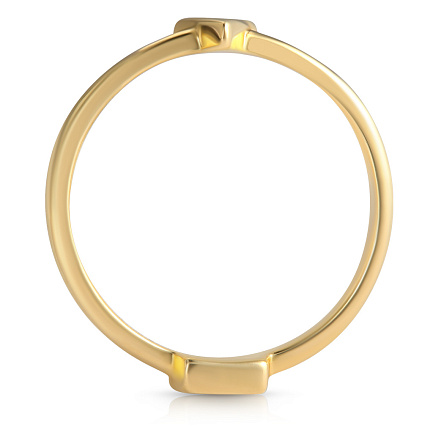 Кольцо из желтого золота