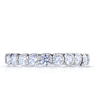 Кольцо из белого золота с бриллиантами