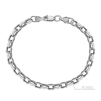 Браслет ручной работы из серебра