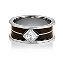 Кольцо из серебра с фианитом