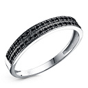 Кольцо из серебра с фианитами