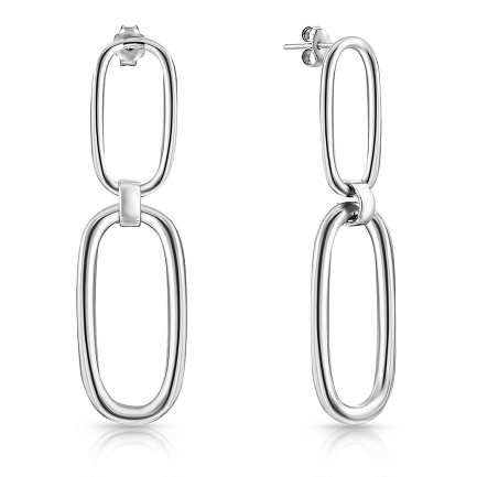 Пусеты из серебра