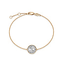 Браслет из красного золота с бриллиантами