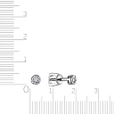 Серьги Пусеты