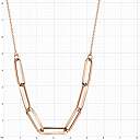 Колье из красного золота