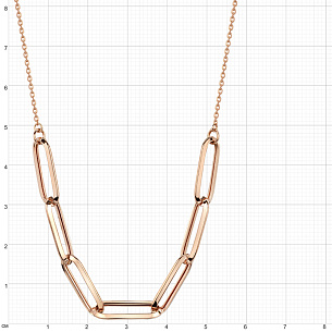 Колье из красного золота