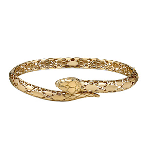 Браслет декоративный из желтого золота