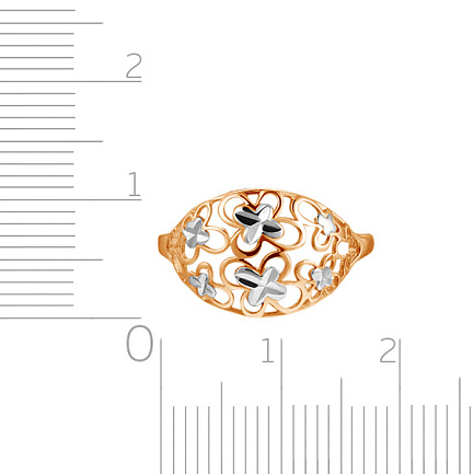 Кольцо из красного золота