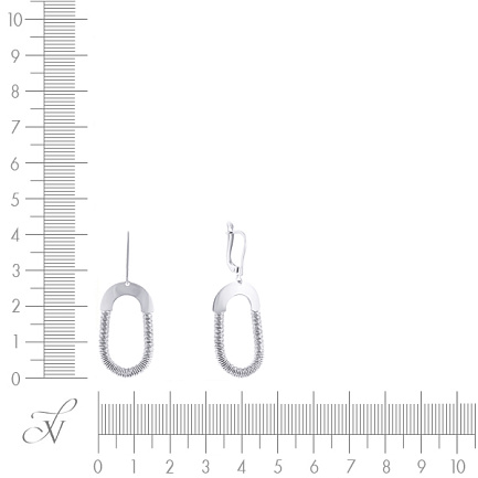 Серьги из серебра