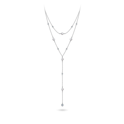 Колье из белого золота