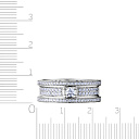 Кольцо из белого золота с бриллиантами