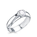 Кольцо из серебра с фианитом