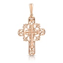 Крест из комбинированного золота