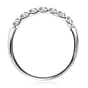 Кольцо из белого золота с бриллиантами