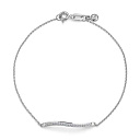 Браслет из белого золота с бриллиантами