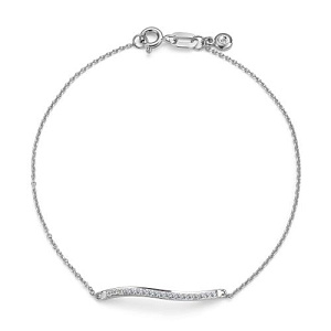 Браслет из белого золота с бриллиантами