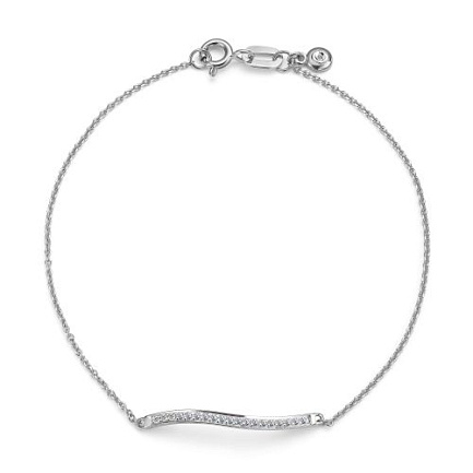 Браслет из белого золота с бриллиантами
