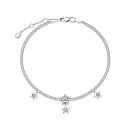 Браслет из белого золота с бриллиантами