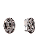 Серьги из белого золота с бриллиантами