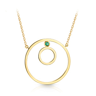 Колье из желтого золота