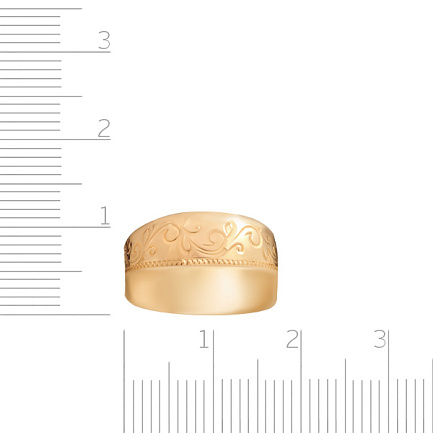 Кольцо из красного золота