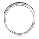 Кольцо из серебра с фианитом