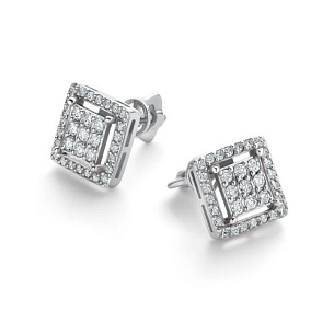 Серьги Пусеты