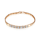 Браслет из красного золота с бриллиантами