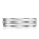 Кольцо обручальное из белого золота