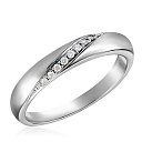 Кольцо из желтого золота с бриллиантами