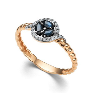 Кольцо из красного золота