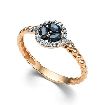 Кольцо из красного золота