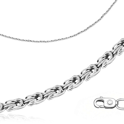 Браслет ручной работы из серебра, плетение спиральное