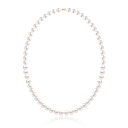 Бусы из красного золота с жемчугом