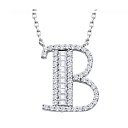 Колье из белого золота с бриллиантами