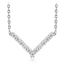 Колье из белого золота с бриллиантами