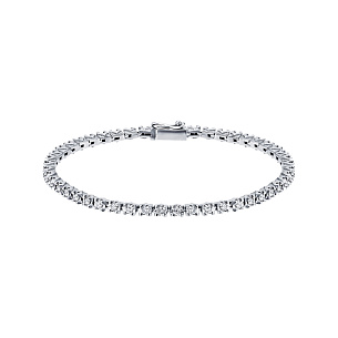 Браслет из белого золота с бриллиантами