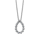 Колье из белого золота с бриллиантами