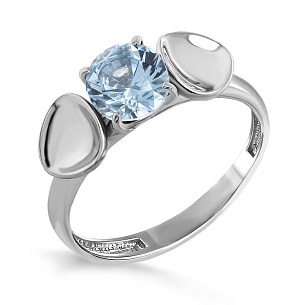 Кольцо из серебра с шпинелью