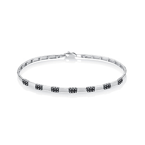 Браслет из белого золота с бриллиантами