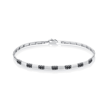 Браслет из белого золота с бриллиантами