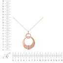 Подвеска из желтого золота с бриллиантами