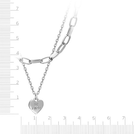 Колье из серебра