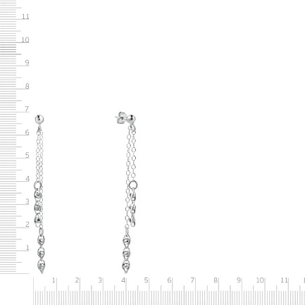 Серьги из серебра