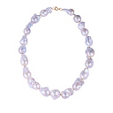 Бусы из красного золота с жемчугом