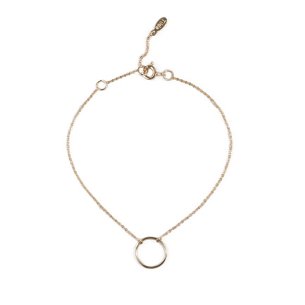 Браслет декоративный из желтого золота