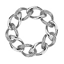 Браслет декоративный из серебра