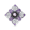 Брошь из серебра